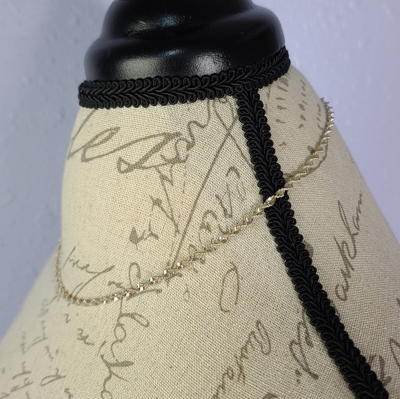 Sterling Silver Twisted Chain Necklace Delicate 18" Vintage Retro Unique - Picture 4 of 13